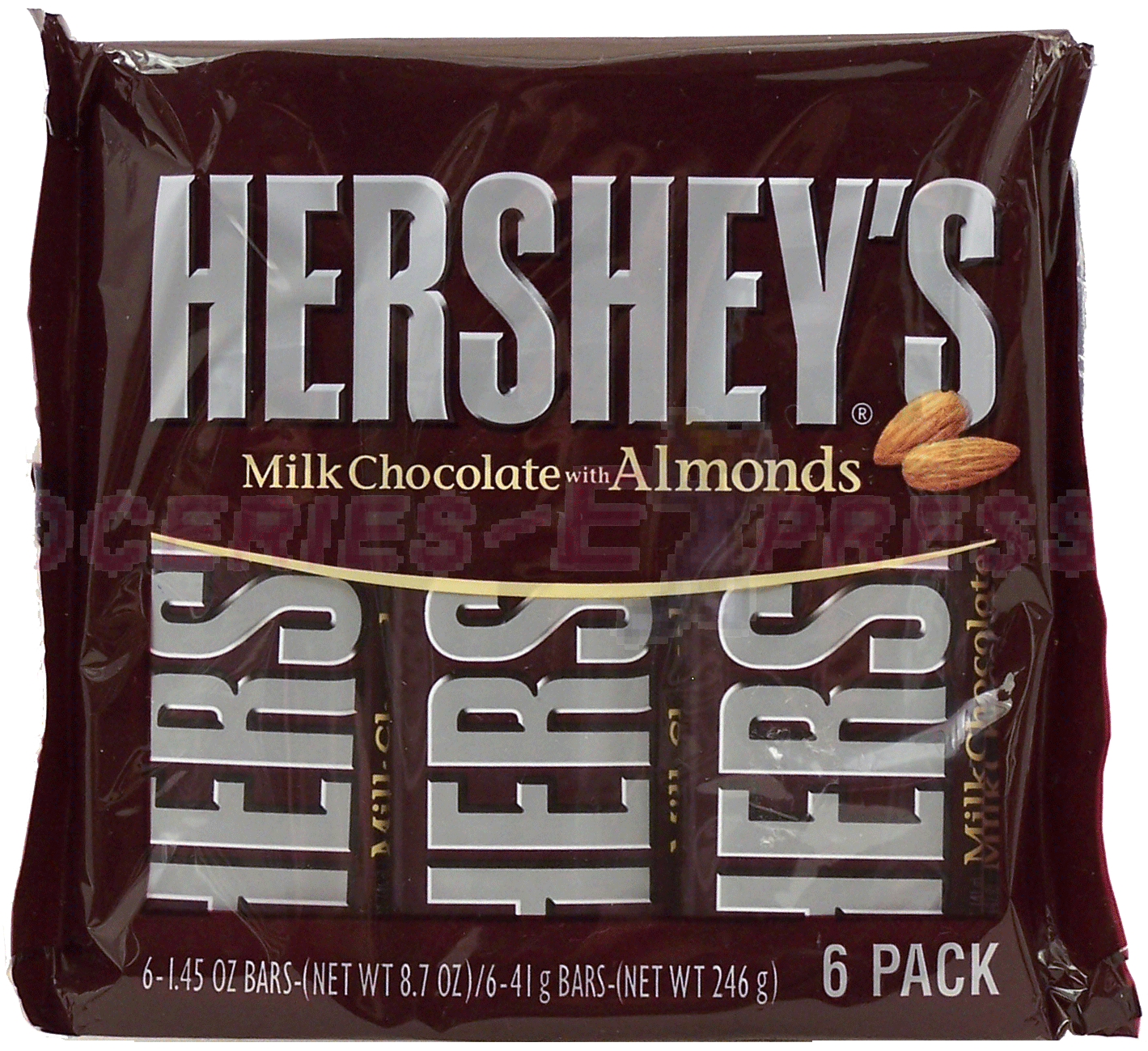 Hershey's  hershey milk choc w/ almonds candy bars Full-Size Picture